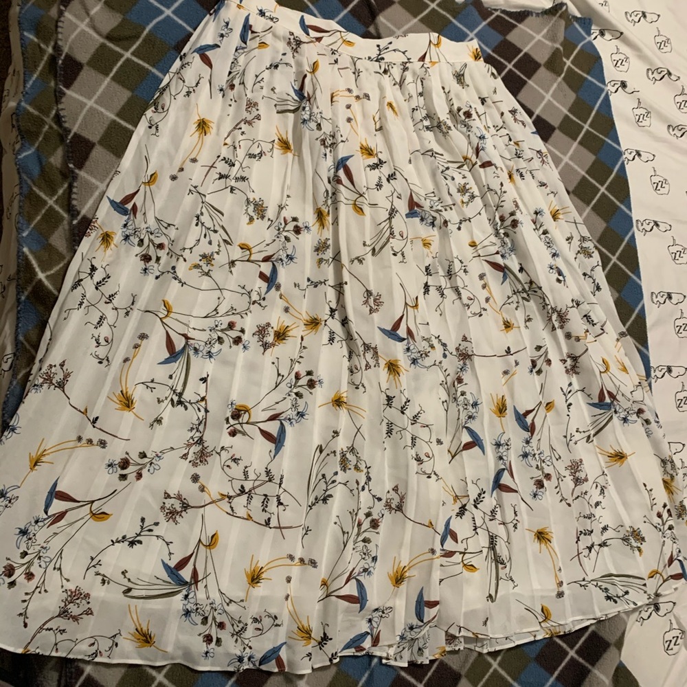 Pleated Circle Skirt